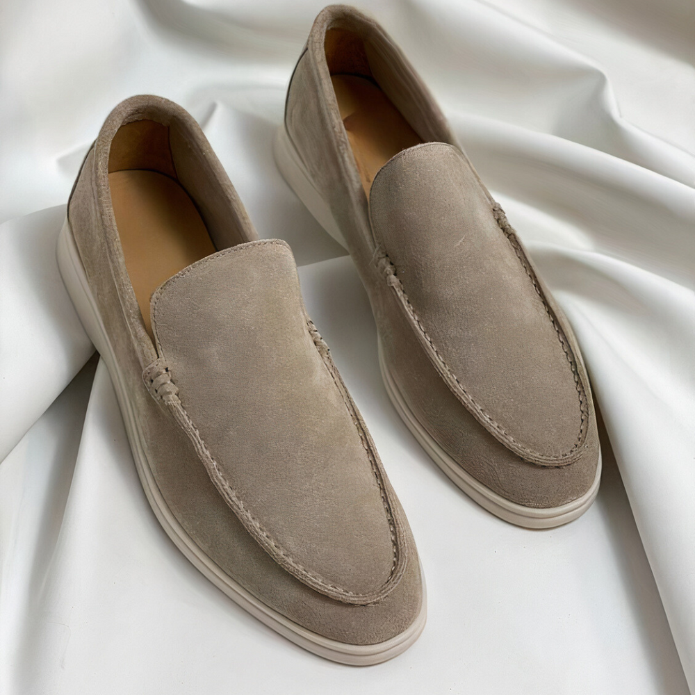 Elegante slip-on heren loafers Lorenzo van hoogwaardig leer, perfect voor dagelijks comfort en mode.