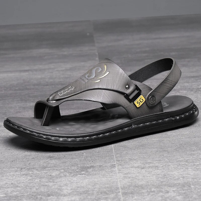 Comfortabele zomer wandelsandalen Lars voor heren, ideaal voor gezonde voeten en pijnverlichting bij fasciitis.