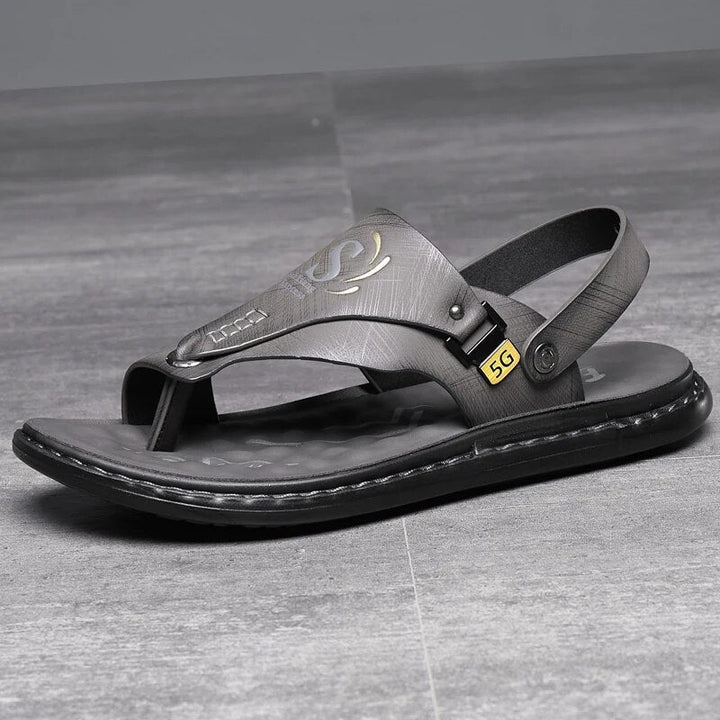 Comfortabele zomer wandelsandalen Lars voor heren, ideaal voor gezonde voeten en pijnverlichting bij fasciitis.