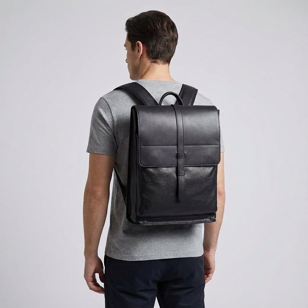 Ergonomische professionele unisex rugzak, met gewatteerde rug en verstelbare schouderbanden.