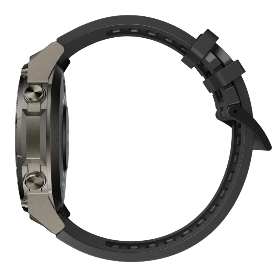 Comfortabele Pulse XR smartwatch met siliconen band, een essentieel technologisch accessoire voor je pols.