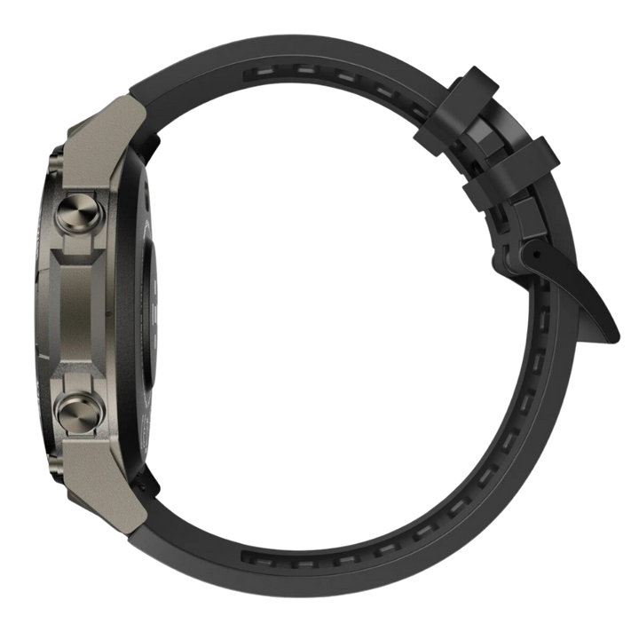 Comfortabele Pulse XR smartwatch met siliconen band, een essentieel technologisch accessoire voor je pols.