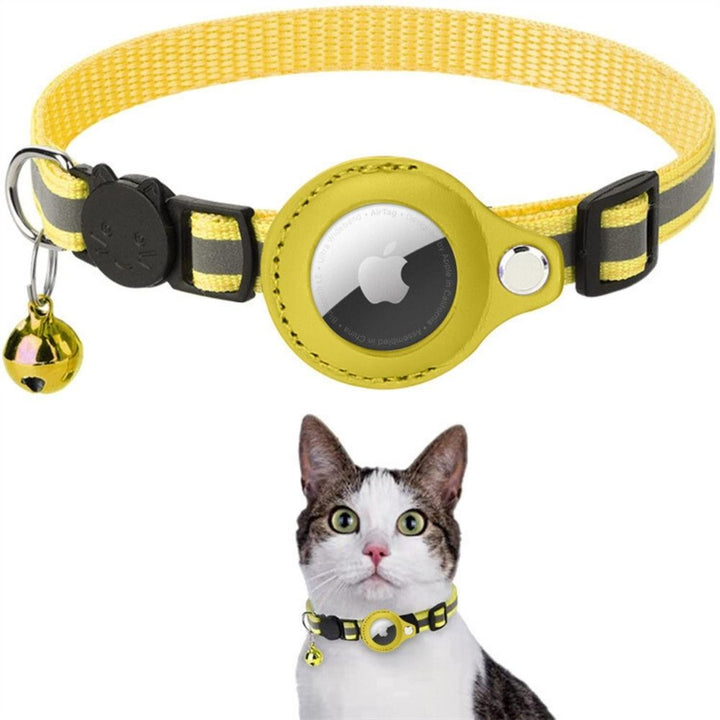 GPS ready kattenhalsband met hoge zichtbaarheid door reflecterende materialen voor uw kat.