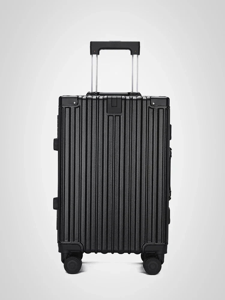 Robuuste rode hardshell koffer van ABS, perfect voor reizen en duurzame bagage bescherming tegen stoten.