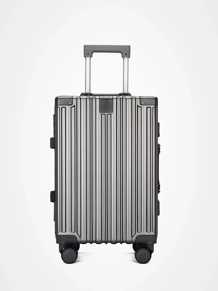 Elegant zwart design van de Campus hardshell reiskoffer, een betrouwbare en stijlvolle keuze voor elke reis.