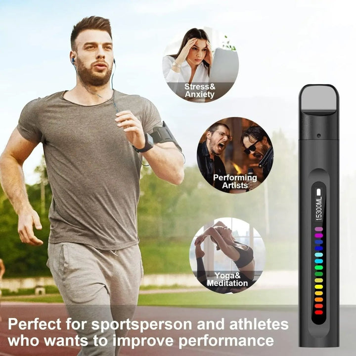 Compacte slimme ademtrainer voor dagelijkse longtraining, ondersteunt algehele gezondheid en welzijn.