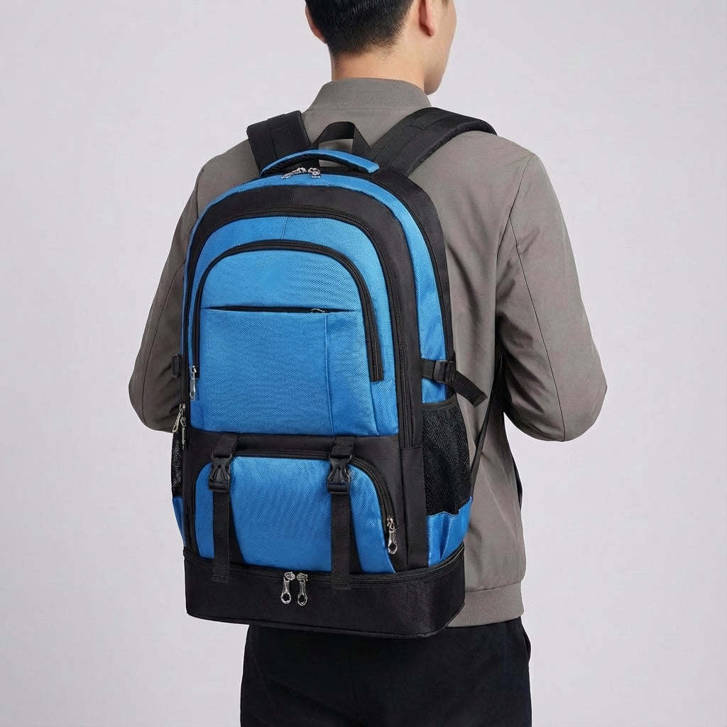 Veelzijdige Expedion reisrugzak, uitbreidbaar en waterafstotend, perfect voor unisex bagage en avontuurlijke trips.