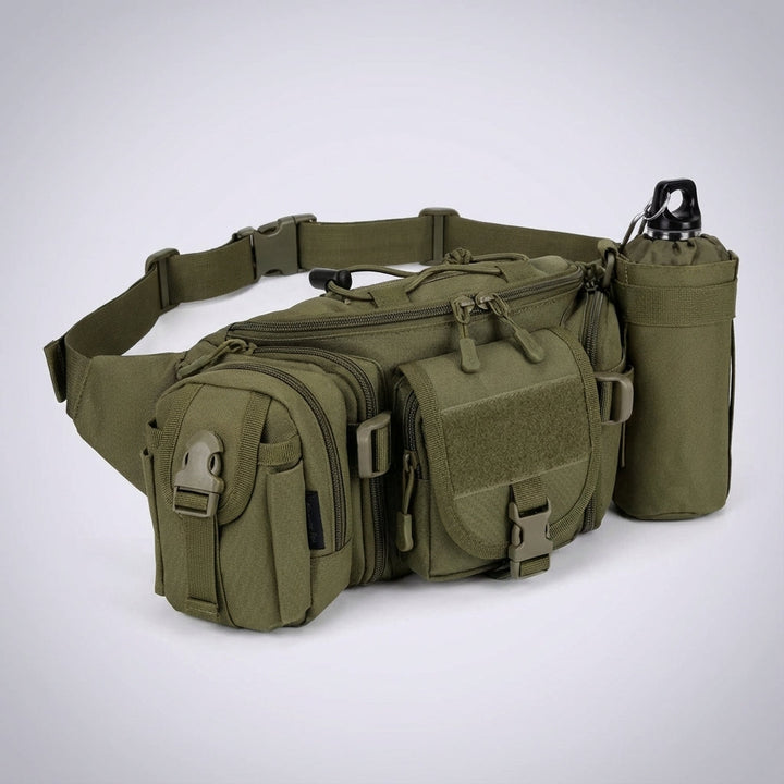 Multifunctionele waterdichte heuptas (fannypack) met tactisch design, geschikt als survival of reistas voor outdoor.