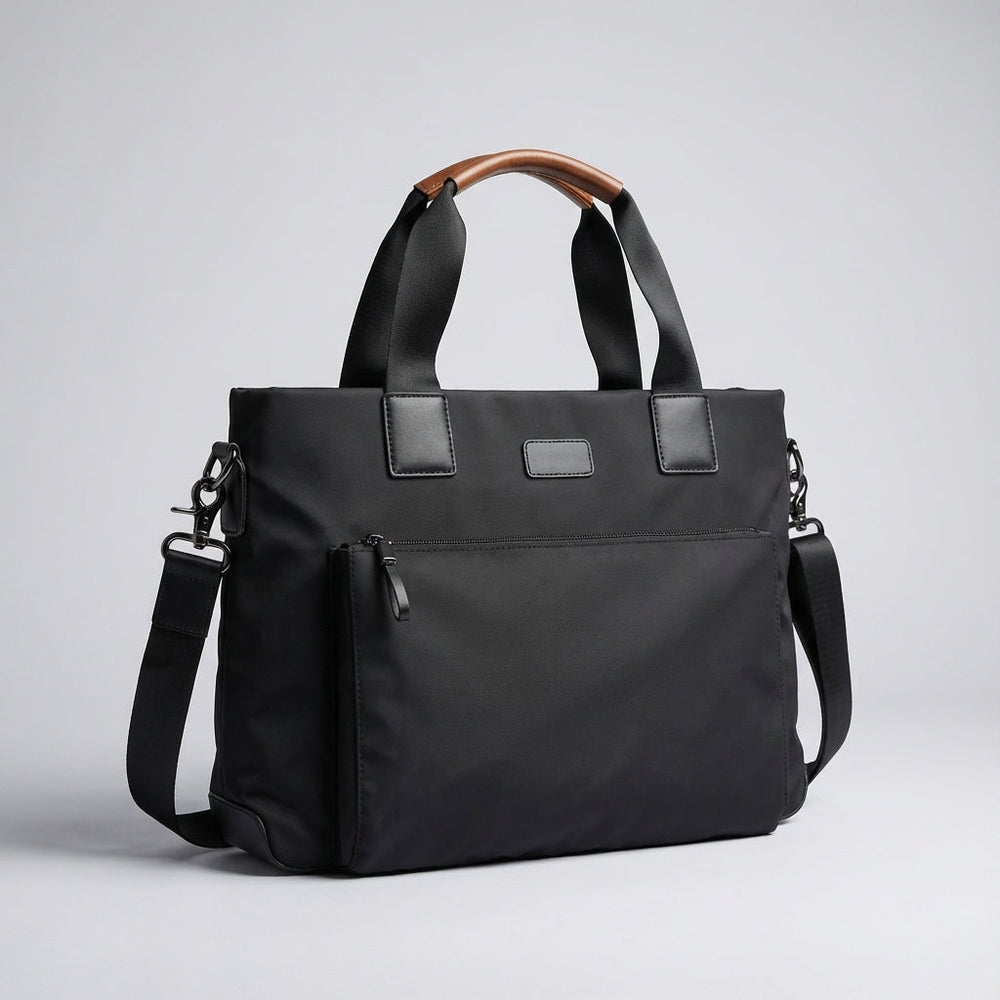 Unisex ShieldBag Oxford laptoptas voor werk en pendelen, biedt optimale bescherming en ruimte voor documenten.