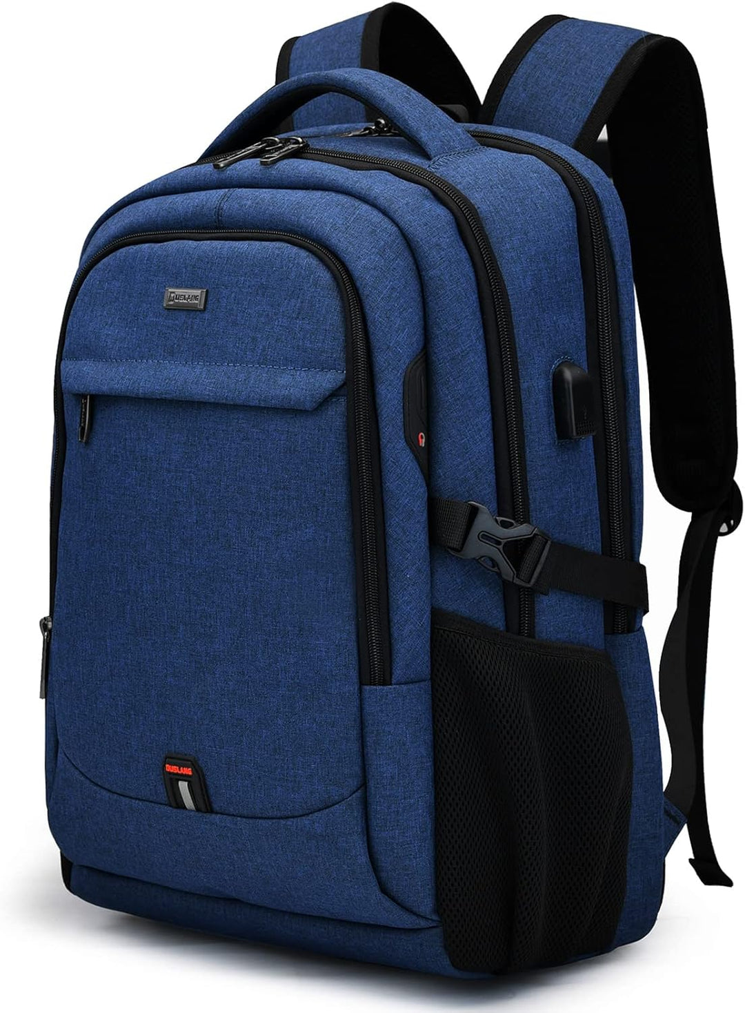 Veelzijdige unisex rugzak, waterdicht en met USB-poort, geschikt voor elke gelegenheid.